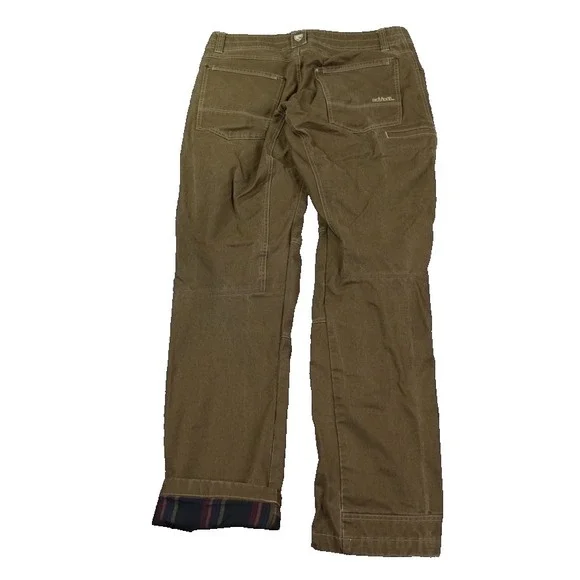 Kuhl Hot Rydr Flannel Lined Pants Men 36x36 Brown Rugged Gorp Vintage Patina - Picture 2 of 13
